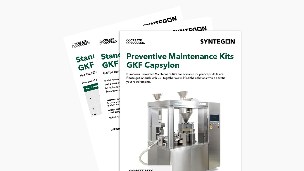 PM Kits <br>Capsule Filling Machines