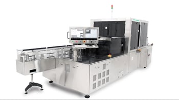 ｢世界初｣AI標準搭載、シリンジ用 外観異物自動検査機