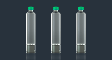 Single RTU cartridge for pharmaceutical filling solutions, part of Syntegon's packaging type selection process for tailored solutions