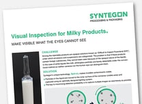 Inspection of milky products