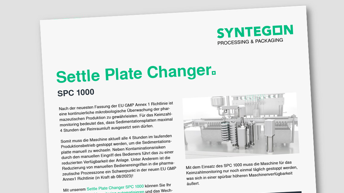 Settle Plate Changer SPC 1000 in Neumaschinen 