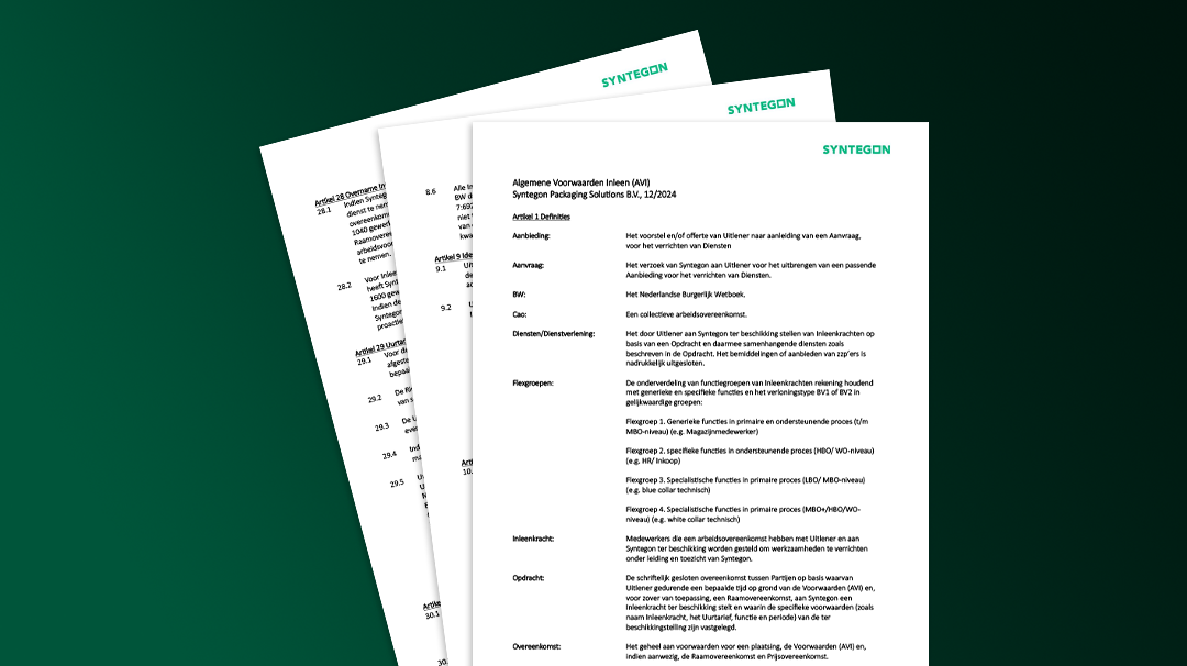 Algemene Voorwaarden Inleen Netherlands