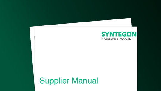 Syntegon Supplier Manual