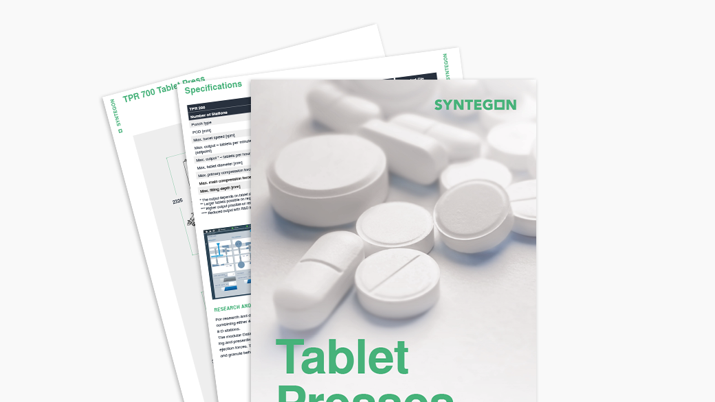 Tablet Press Brochure