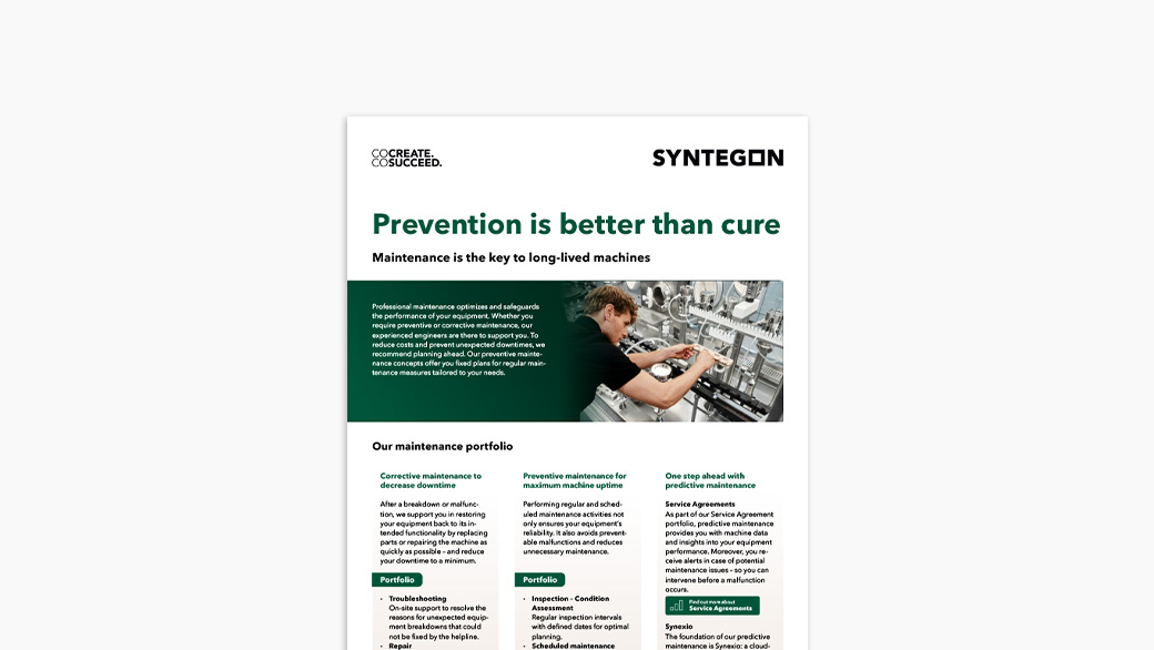 Maintenance Flyer