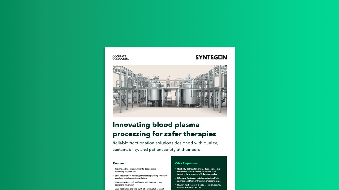 Blood plasma guide for fractionation planning