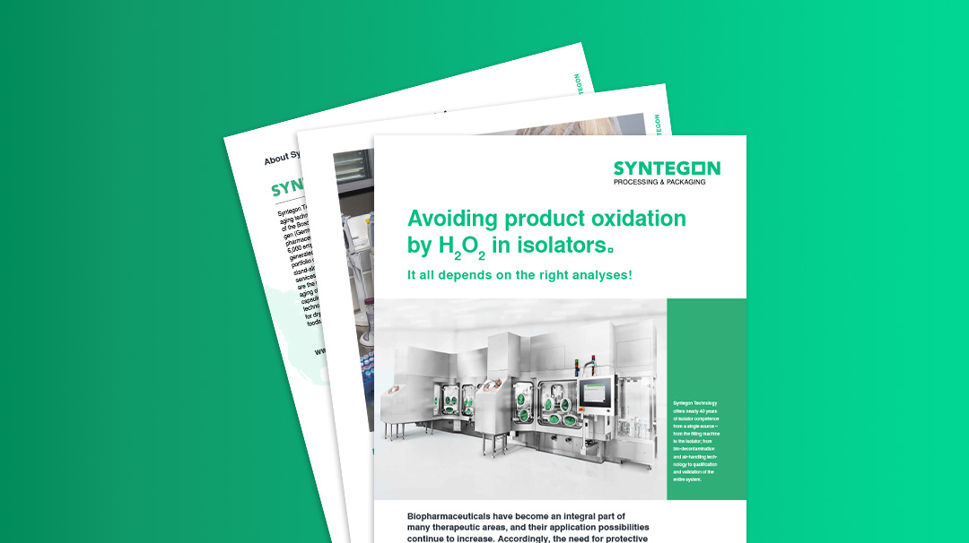Avoiding product oxidation by H2O2 in isolators