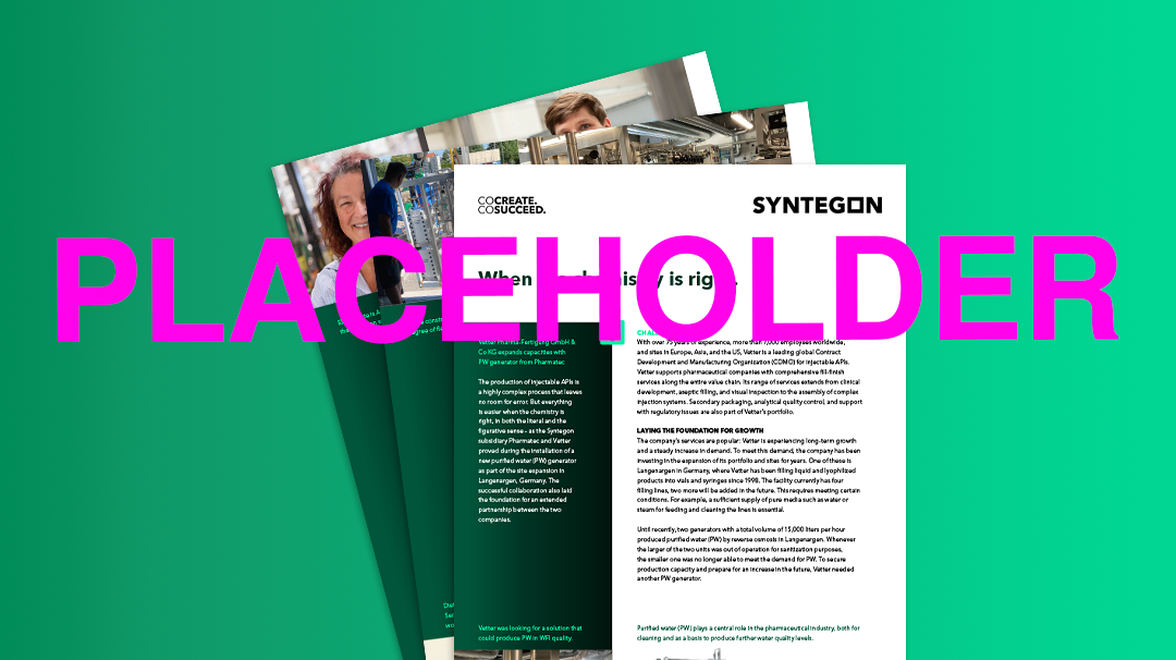 On site calibration service for pure media equipment