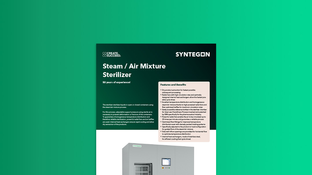Steam / Air Mixture Sterilizer